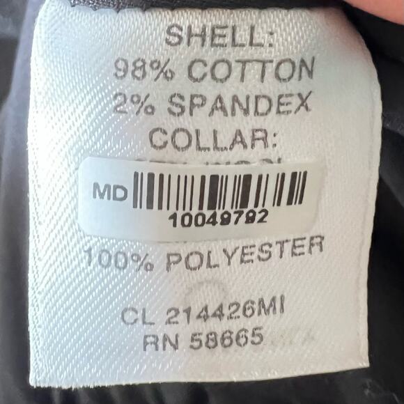 Classiques Entier Black button down denim and sweater mix peplum jacket XS B189 - Picture 3 of 4